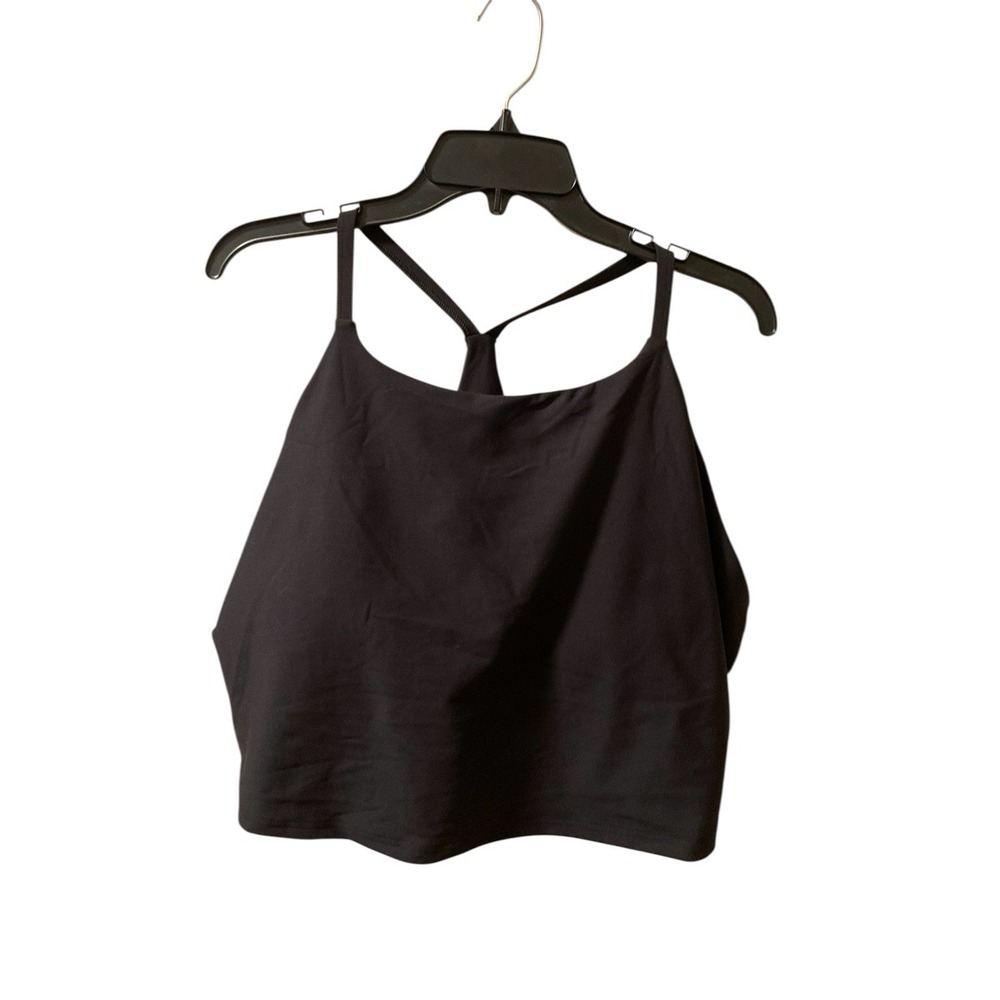 Old Navy Sports Bra Black Powersoft Sz 3X Plus Wireless Racerback NWOT